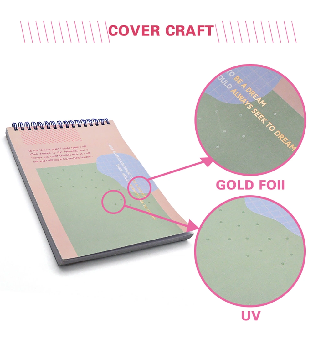 Wholesale Paper Hardcover Agenda Diary Planner with Perforated Paper Notebooks