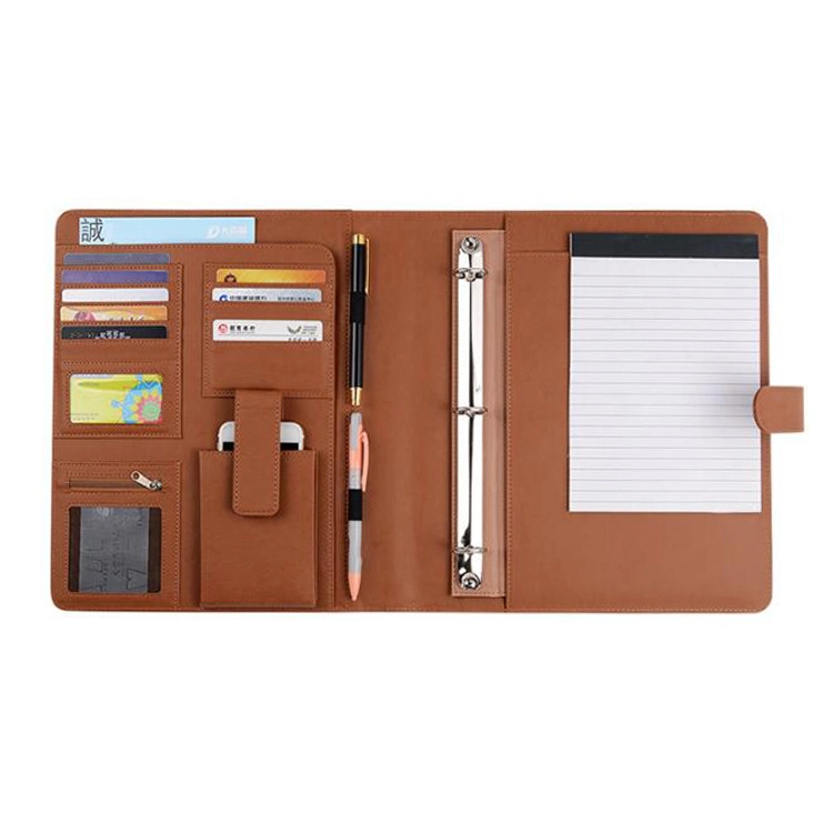 Professional Business Padfolio Organizer Custom Leather Portfolio