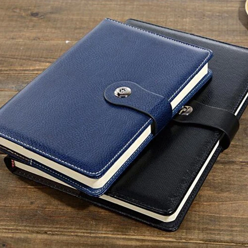 Promotional Hardcover Leather Composition Notebook Diary 2021 Planner