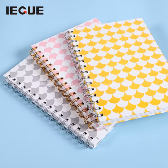 Folhas de capa dura estudante kraft desenho esboço livro a3/a4 cadernos espirais personalizados para presente